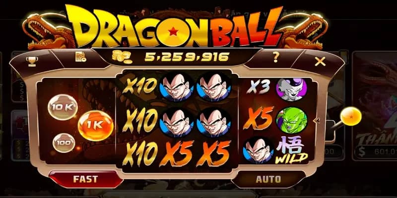 Dragon Ball IBET68: Game nhanh, kiếm tiền triệu bằng giây 3 Vòng Quay Bonus để săn jackpot khủng